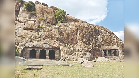The less frequented cave temples at Kuranganil Muttam in Tiruvannamalai district.