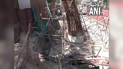 Visual from the spot of the incident