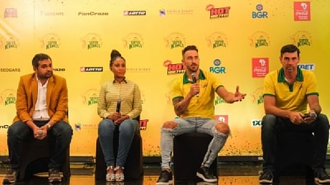 Joburg Super Kings captain Faf du Plessis launched the official team jersey
