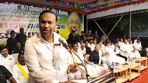 DMK MP and former union minister TR Baalu