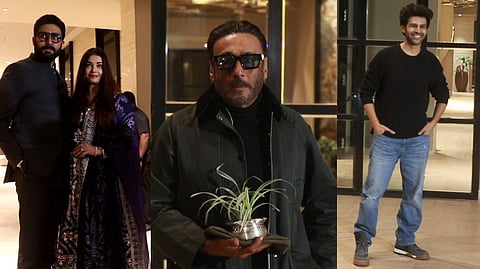 Abhishek Bachchan and Aishwarya Rai Bachchan; Jackie Shroff; Kartik Aaryan