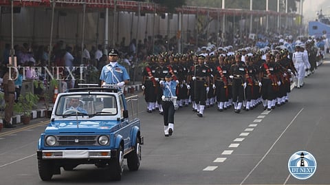 Visual from the 74th Republic Day celebrations held in Chennai.