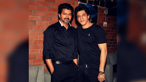 Vijay wih Shah Rukh Khan