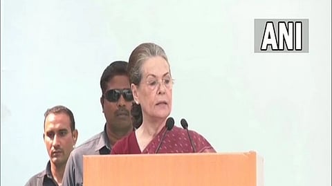 Former Congress President Sonia Gandhi