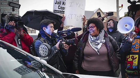 Protest for Tyre Nichols who died after being beaten death my Memphis police
