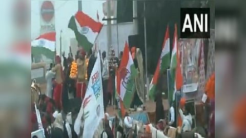 Representative image Congress' Bharat Jodo Yatra saw colourful presentations in the Karnal district of Haryana on Saturday morning