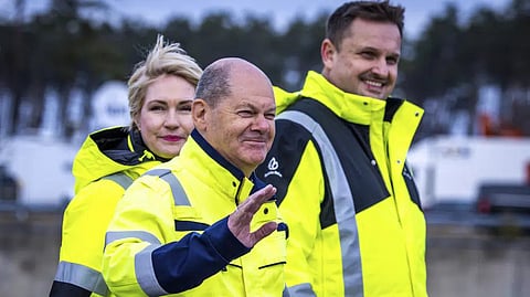 German Chancellor Olaf Scholz