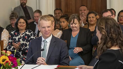 Chris Hipkins sworn in as new PM of New Zealand
