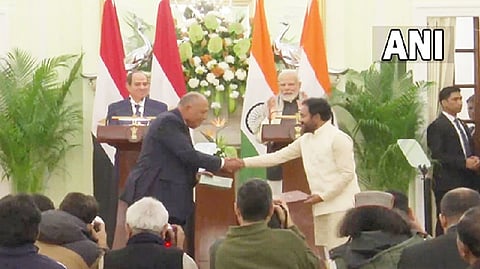 India, Egypt exchange MoU in various sectors