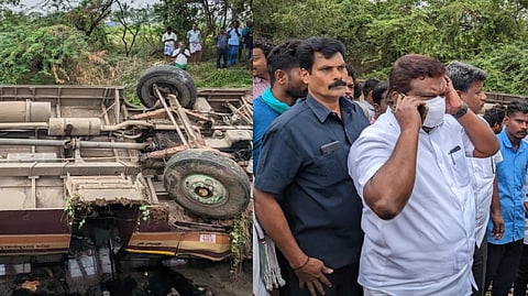 Transport Minister SS Sivasankar rescued the injured