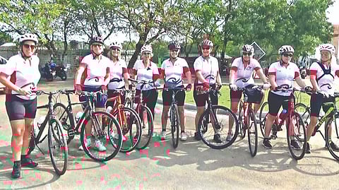 10 women from The Netherlands cycle for a noble cause