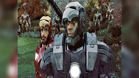 Don Cheadle as War Machine in 'Iron Man 2'
