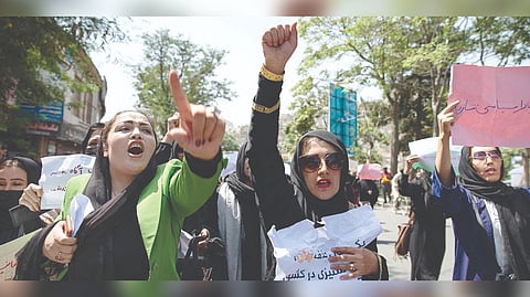 Fighting oppression: The Taliban cannot defeat women