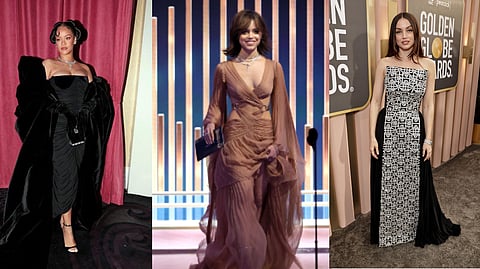 (Left to Right) Rihanna; Jenna Ortega; Ana de Armas