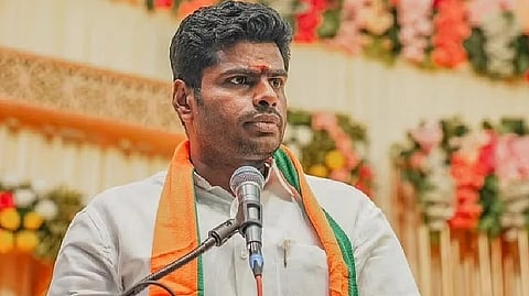 BJP state unit president K Annamalai