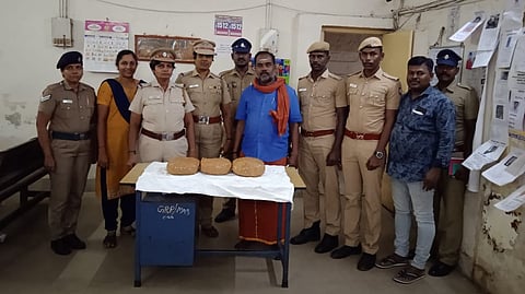 GRP officials seized parcels of ganja