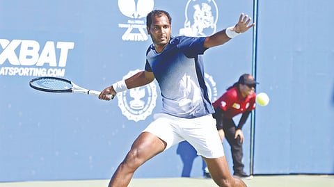 Ramkumar Ramanathan saved six set points in the second set