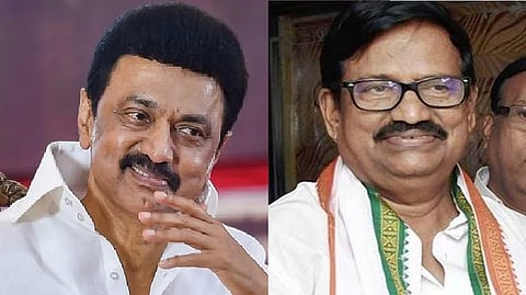 MK Stalin; KS Alagiri