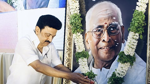 CM M K Stalin participated in the centenary celebration of Aruchellvar Dr Mahalingam