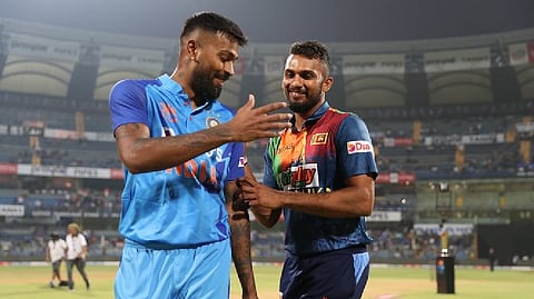 Hardik Pandya and Dasun Shanaka