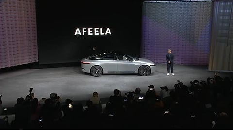 The new electric vehicle (EV) prototype 'Afeela'