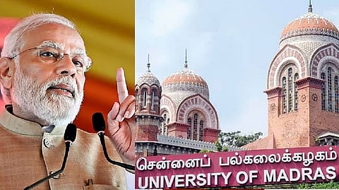 Modi; Madras University
