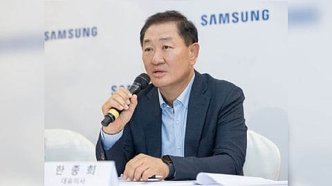 Samsung's chief executive officer Han Jong-hee