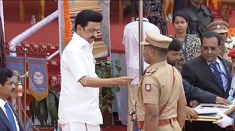 CM Stalin presented Anna medals
