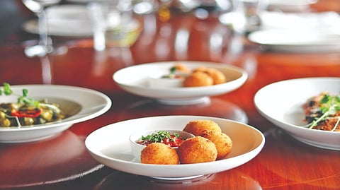 Dishes from the Italian food festival