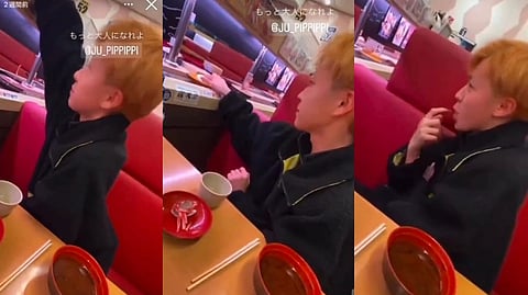 Screengrab from the video