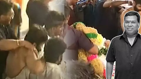 Mayilsamy cremated in Vadapalani; fans bid tearful adieu