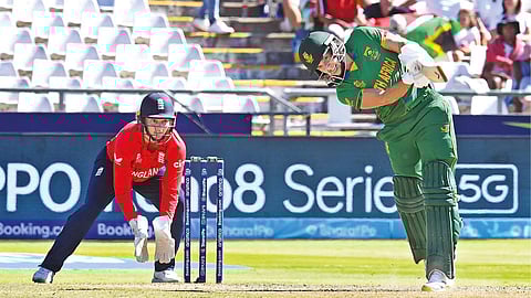 Tazmin Brits scored 68 and held four catches to help South Africa beat England
