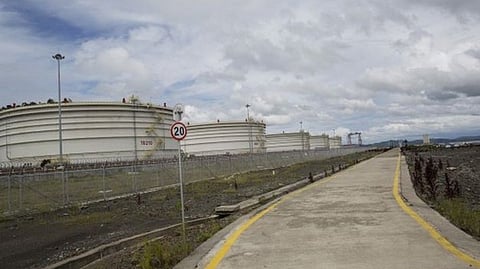 China's oil pipeline project on Madae island, Kyaukpyu township, Rakhine state.