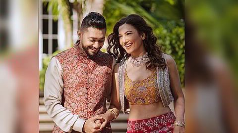Gauahar Khan with Zaid Darbar