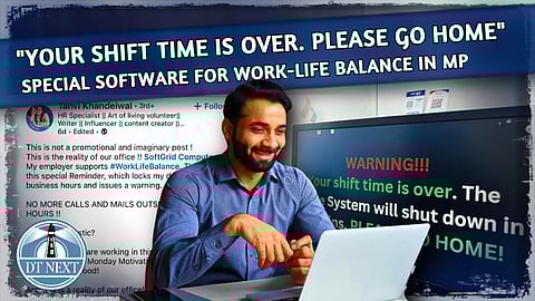 Your shift time is over, please go home: Special software for work-life balance