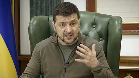 Ukrainian President Volodymyr Zelensky