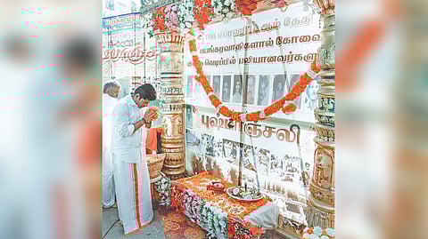 BJP state president paying homage to those killed in 1998 serial blast in Coimbatore on Tuesday
