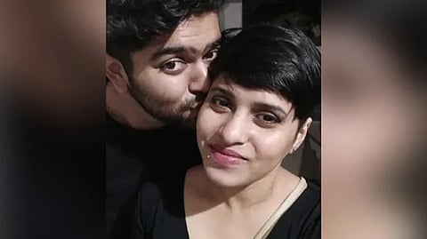 Accused Aaftab Amin Poonawala with Shraddha Walkar