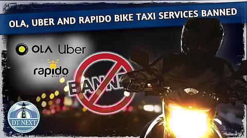 Ola, Uber & Rapido bike taxi services banned in Delhi