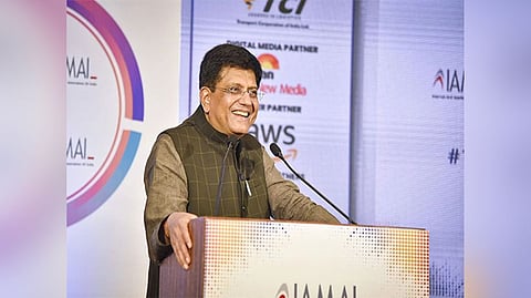Union minister Piyush Goyal addressing India Digital Summit