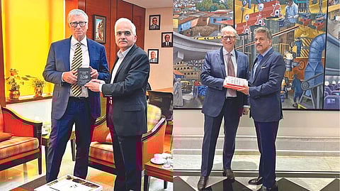 Bill Gates meets RBI Governor, Anand Mahindra in Mumbai