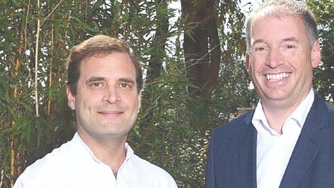 Congress leader Rahul Gandhi and Hindenburg founder Nathan Anderson