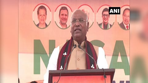 Congress president Mallikarjun Kharge