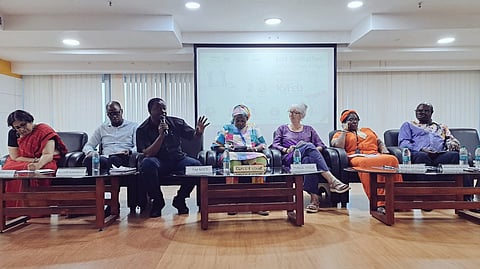 A delegation of sanitation professionals from seven African countries toured TN to study the urban sanitation practices