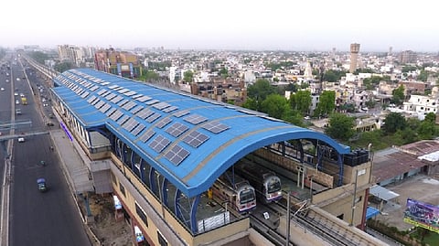 Delhi Metro's solar power plant
