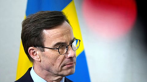 Sweden's Prime Minister Ulf Kristersson