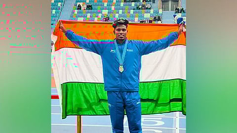 India's triple-jumper Praveen Chithravel