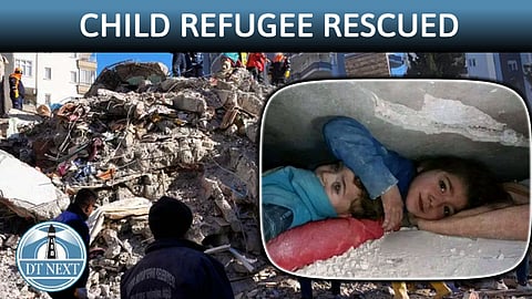 Turkey Quake: Refugee child rescued