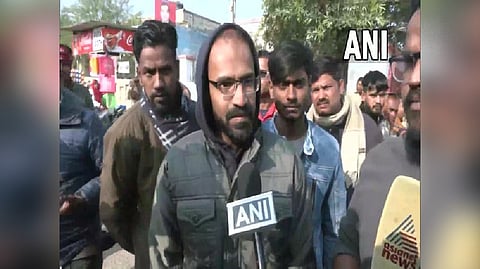 Kerala journalist Siddique Kappan while talking to ANI