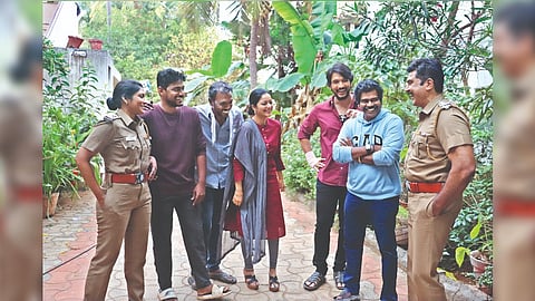 (L to R) Subathra Robert, Prasanna, Dhakshina, Janani, Gautham Karthik, IB Karthikeyan, and Sarathkumar